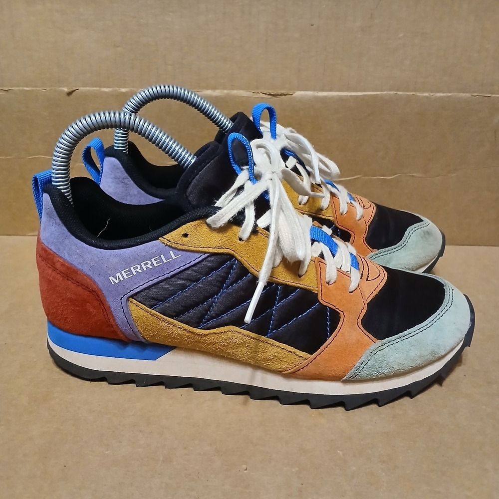 Merrell Alpine Suede Lace Up Sneaker Multi Womens Size 6.5 Colorful J62546